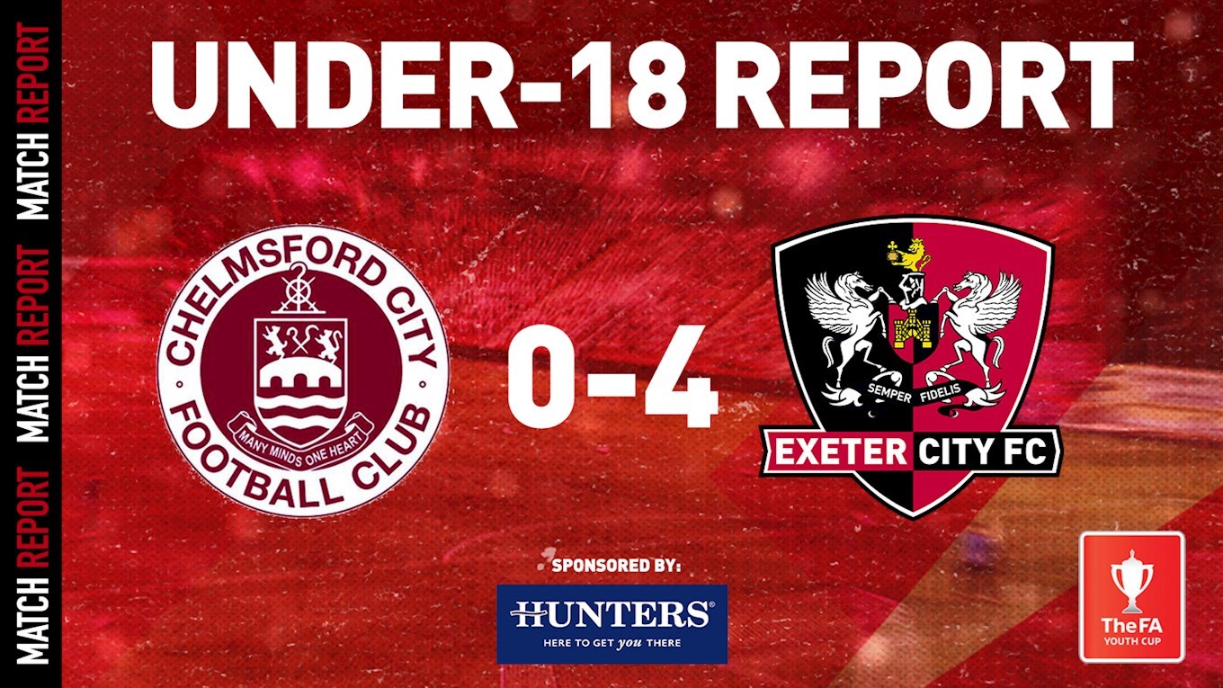Match Report: Chelmsford City U18 0 Exeter City U18 4 | FA Youth Cup ...