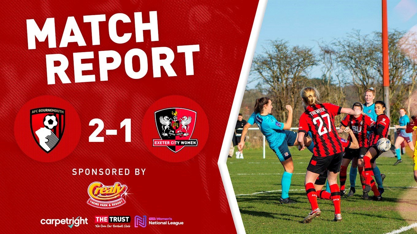 Women's Match Report: AFC Bournemouth 2 City 1 - News - Exeter City FC