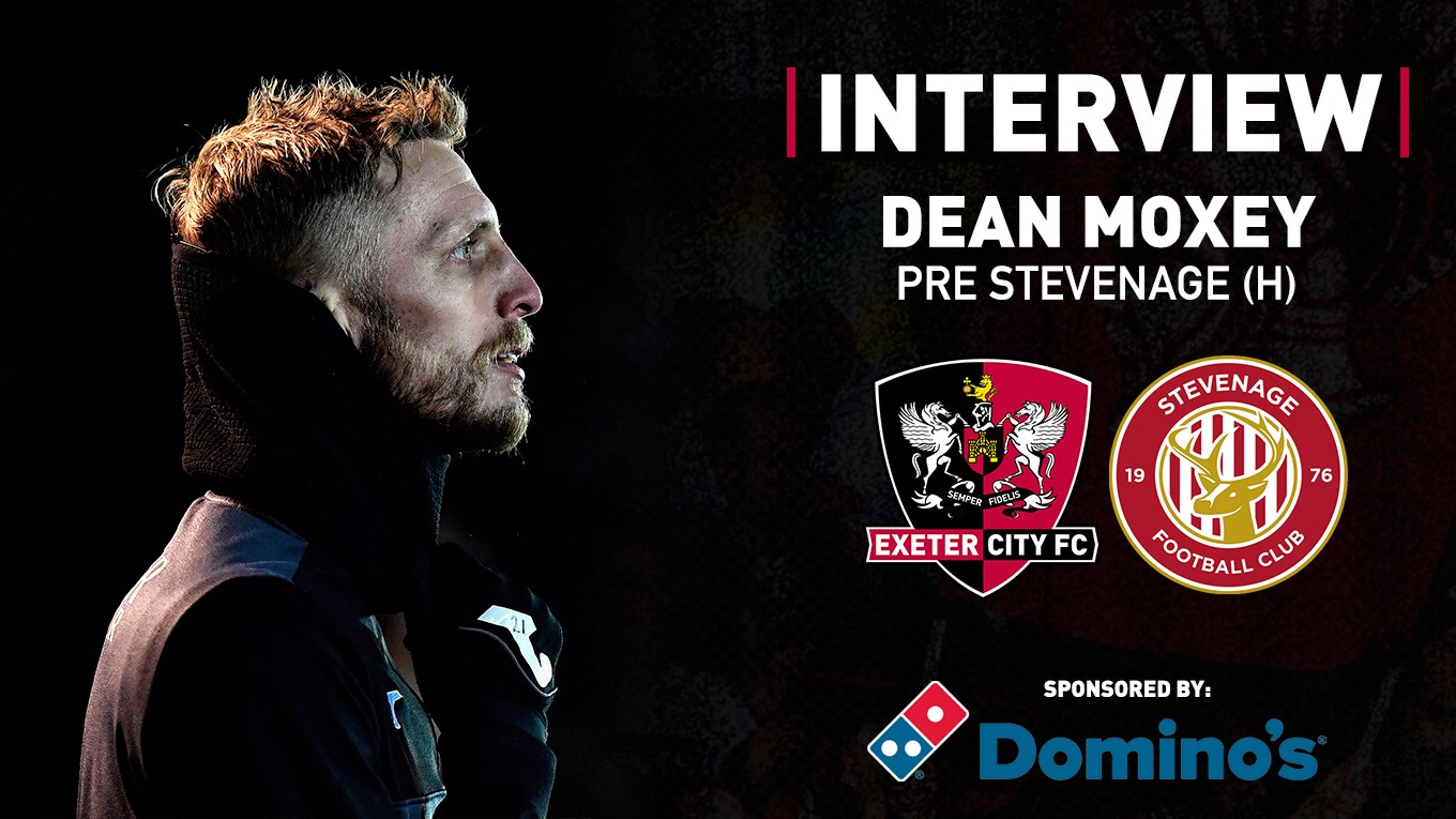 Dean Moxey It Is What We Wanted At The Start Of The Season And We Are In A Good Space At The Minute News Exeter City Fc