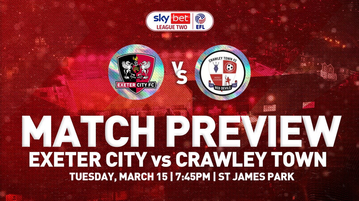Match Preview: Crawley Town (H) - News - Exeter City FC