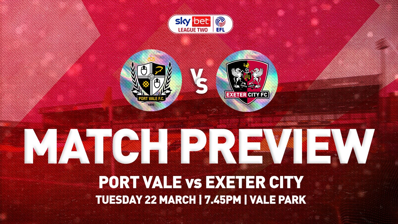 Match Preview: Port Vale (A) - News - Exeter City FC