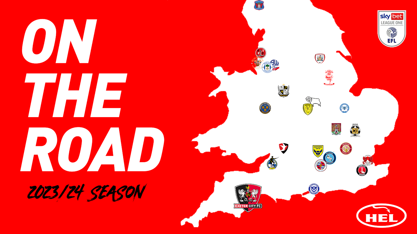 2023-24 League One Club Map : r/LeagueOne